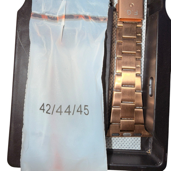 Apple‎ Watch Band Set Sz 42/44/45 Stainless Steel Gold Tone - Picture 4 of 5